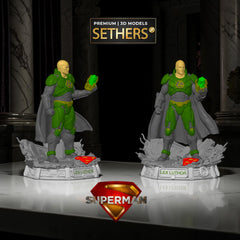 Lex Luthor Diorama | James Gunn Superman DC Comics | 3D Printer Models