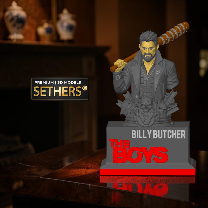 Billy Butcher Sculpture | The Boys | 3D Printing Model Files
