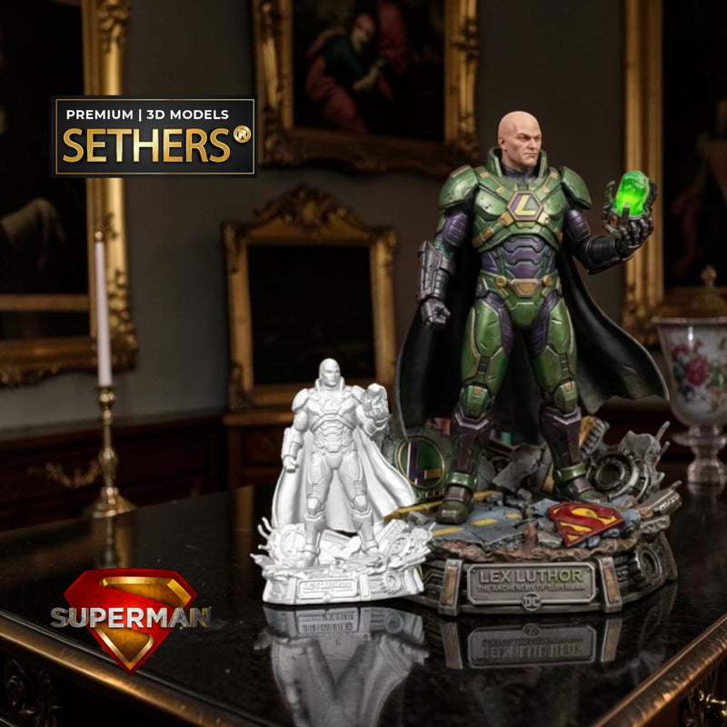 Lex Luthor Diorama | James Gunn Superman DC Comics | 3D Printer Models