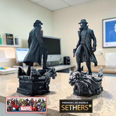 Spider-man Noir Sculpture | Marvel Comics | 3D Printing Model Files