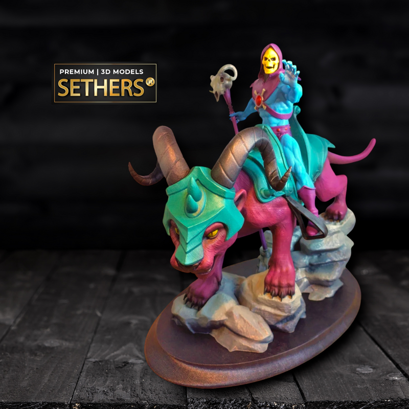 Skeletor and Panthor Diorama 3D Printer Models