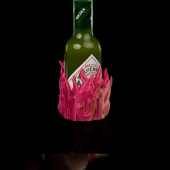 Fire Tabasco Holder | 3D Printer Model Files