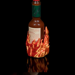 Fire Tabasco Holder | 3D Printer Model Files