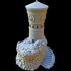 Forbidden Watchtower Night Light Lamp  | 3D Printer Model Files