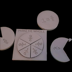 Fractions for kids | Educational | 3D Printer Model Files