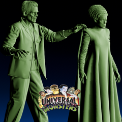 Frankenstein and His Bride | 2 Model Set | 3D Printer Model Files