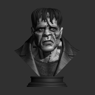 Frankenstein Bust | 3D Printer Model Files