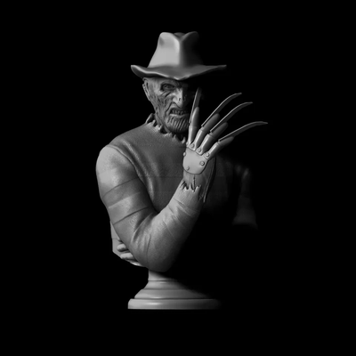 Freddy Krueger Nightmare on Elm Street Bust | 3D Printer Model Files