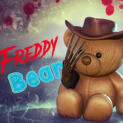 Freddy Krueger Nightmare on Elm Street Teddy Bear | 3D Printer Model Files