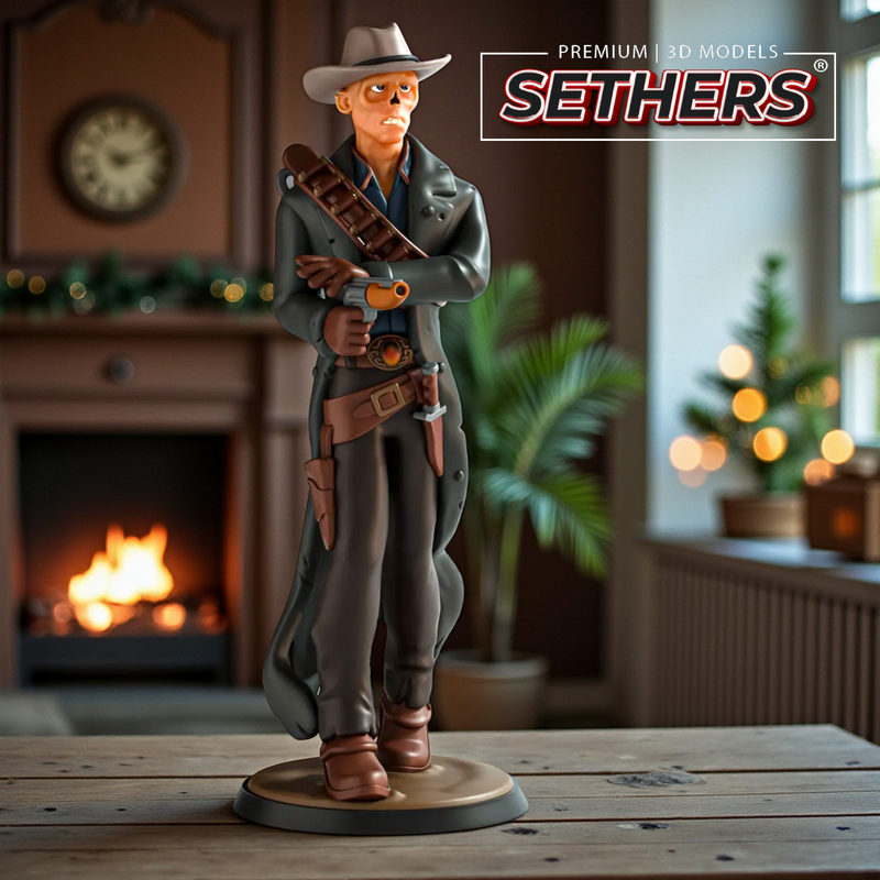 Ghoul Sculpture |  Fallout | Sethers Best 3D Printer Model Files