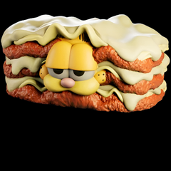 Garfield Lasagne | 3D Printer Model Files