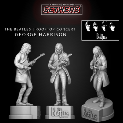 George Harrison | Rooftop Concert | The Beatles | 3D Printer Model Files