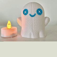 Ghost Crochet Tea Light | 3D Printer Model Files