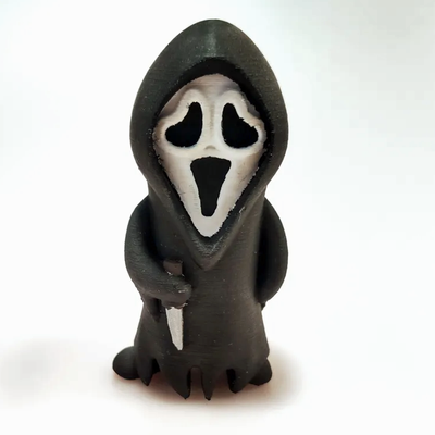 Ghostface Scream Mini Figures | 3D Printer Model Files