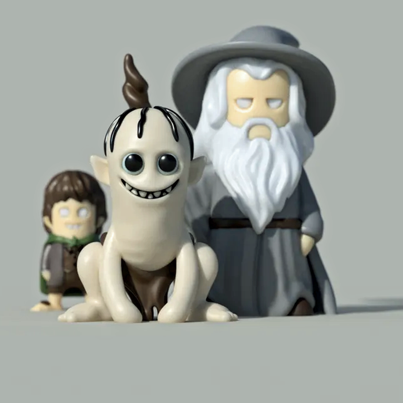 Gollum Mini Figure Lord of the Rings | 3D Printer Model Files