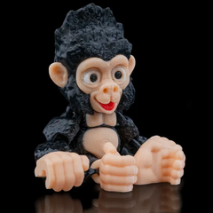 Gorilla Monkey Ape | Articulated Print In Place | 3D Printer Model Files