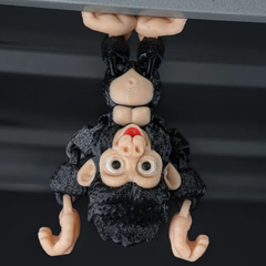 Gorilla Monkey Ape | Articulated Print In Place | 3D Printer Model Files