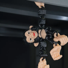 Gorilla Monkey Ape | Articulated Print In Place | 3D Printer Model Files