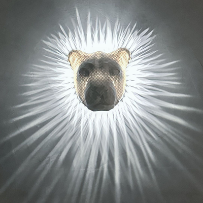 Great Lion Wall Night Light | 3D Printer Model Files