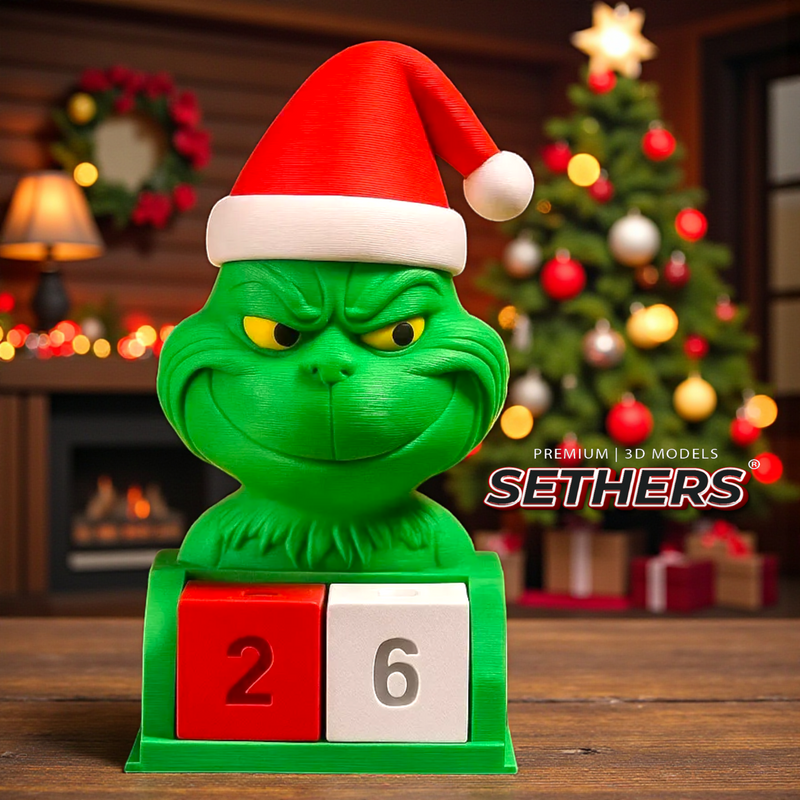 Grinch Countdown | How the Grinch Stole Christmas | 3D Printing Models