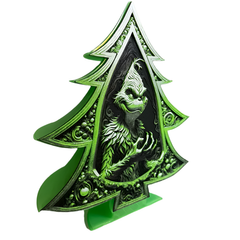 Grinch Christmas Tree | HueForge Filament Painting | 3D Printer Model File
