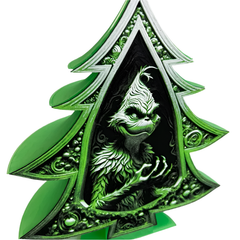 Grinch Christmas Tree | HueForge Filament Painting | 3D Printer Model File