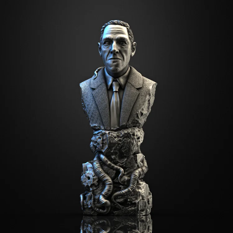H.P. Lovecraft bust | 3D Printer Model Files