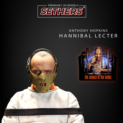 Dr. Hannibal Lecter | Anthony Hopkins | Silence of the Lambs | 3D Printer Model Files