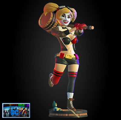 Harley Quinn Chibi | 3D Printer Model Files