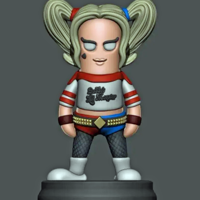Harley Quinn Mini Figure Batman Joker | 3D Printer Model Files