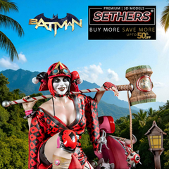 Harley Quinn Ninja on Scooter | Batman | 3D Printer Model Files&nbsp;
DC Comics