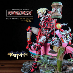 Harley Quinn Ninja on Scooter | Batman | 3D Printer Model Files&nbsp;
DC Comics