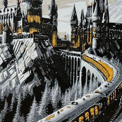 Harry Potter Hogwarts Castle | HueForge 3D Filament Painting