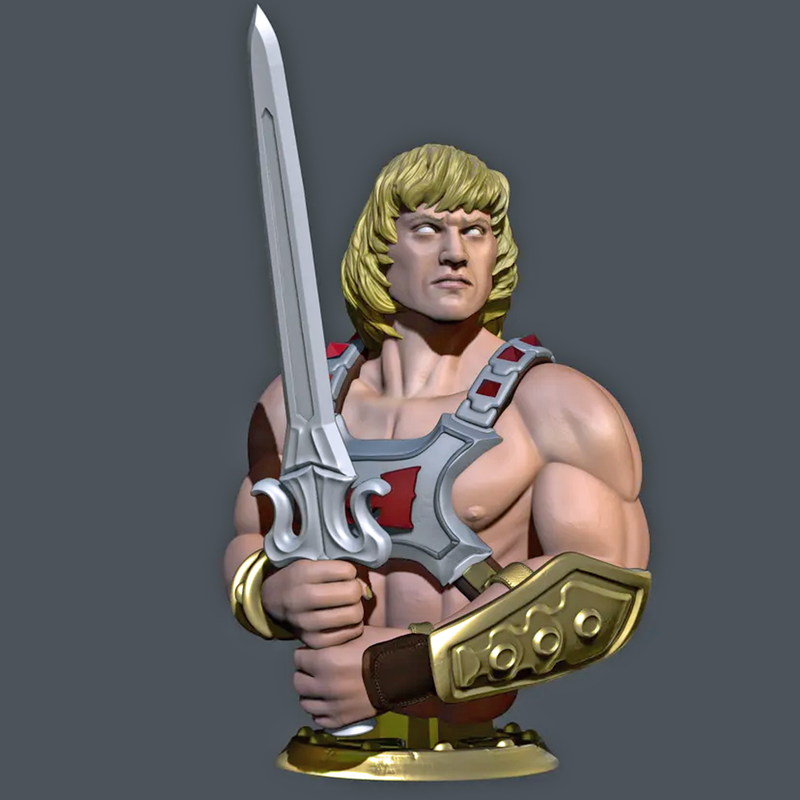 He Man Bust | 3D Printer Model Files