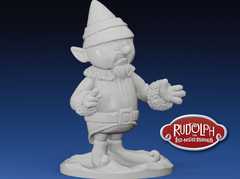 Head Elf | Rudolph the Red Nosed Reindeer | 3D Printer Model Files