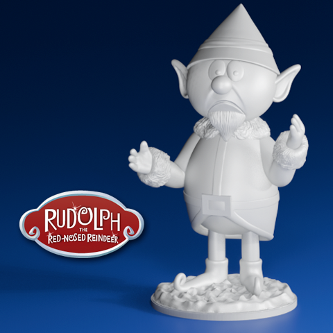 Head Elf vs 2 | Rudolph the Red Nosed Reindeer | 3D Printer Model File