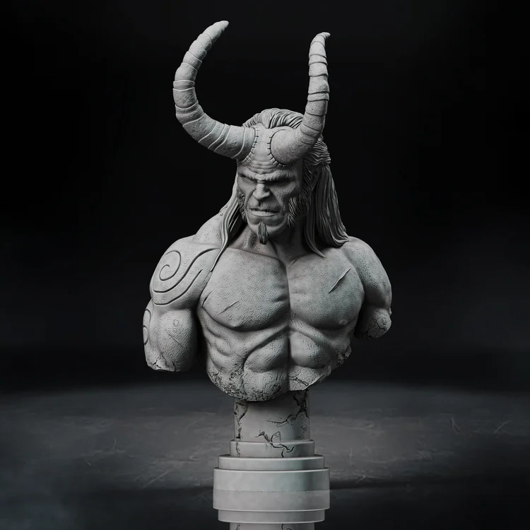Hellboy bust v2 | 3D Printer Model Files