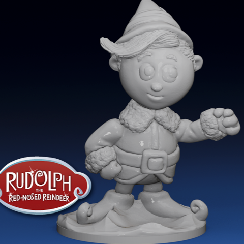 Hermey | Rudolph the Red Nosed Reindeer | 3D Printer Model Files