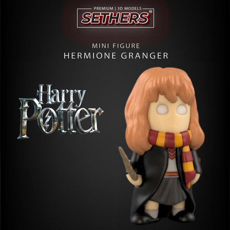 Hermione Mini Figure | Harry Potter | 3D Printer Model Files