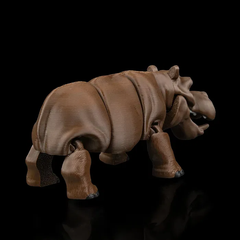 Hippopotamus Flexi Articulated | 3D Printer Model Files