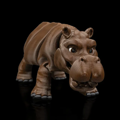 Hippopotamus Flexi Articulated | 3D Printer Model Files
