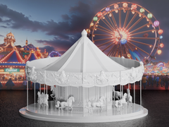 Horse Carousel at the Carnival | 3D Printer Model Files