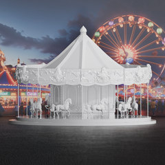 Horse Carousel at the Carnival | 3D Printer Model Files