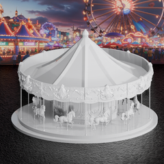 Horse Carousel at the Carnival | 3D Printer Model Files