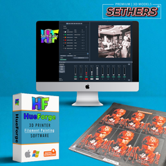 HueForge Software v8.1 | 3D Filament Painting | Convert Photos Images to 3D Prints computer software. 
