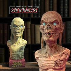 Crypt Keeper Bust | Tales from the Crypt | Halloween | 3D Printing Models