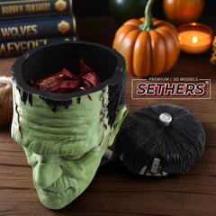 Frankenstein Halloween Candy Bowl | 3D Printer Models