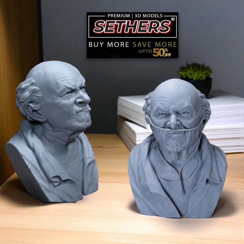 Hector Salamanca Bust | Breaking Bad | 3D Printing Model Files