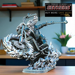 Johnny Blaze Ghost Rider Statue | 3D Printer Model Files
Marvel Comics | Stan Lee