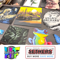 HueForge Software v8.1 | 3D Filament Painting | Convert Photos Images to 3D Prints computer software. Lowest Price HueForge Software for MAC and Windows.